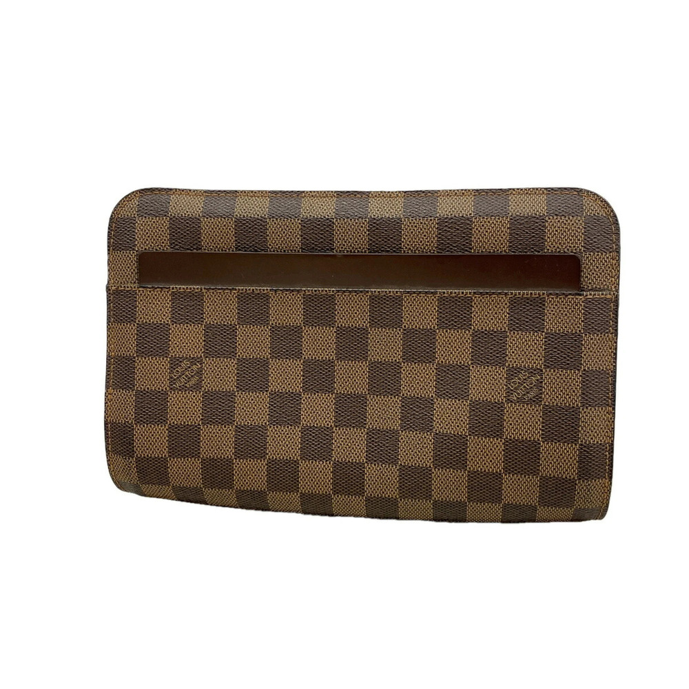 Louis Vuitton Damier Saint Clutch Bag N51993 Ebene Women's